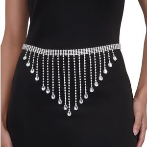 Fringe Rhinestone Belt
